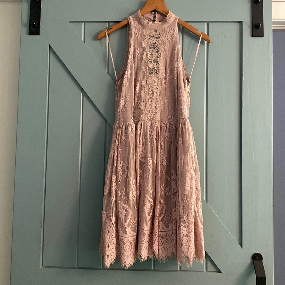 Lace free people dress